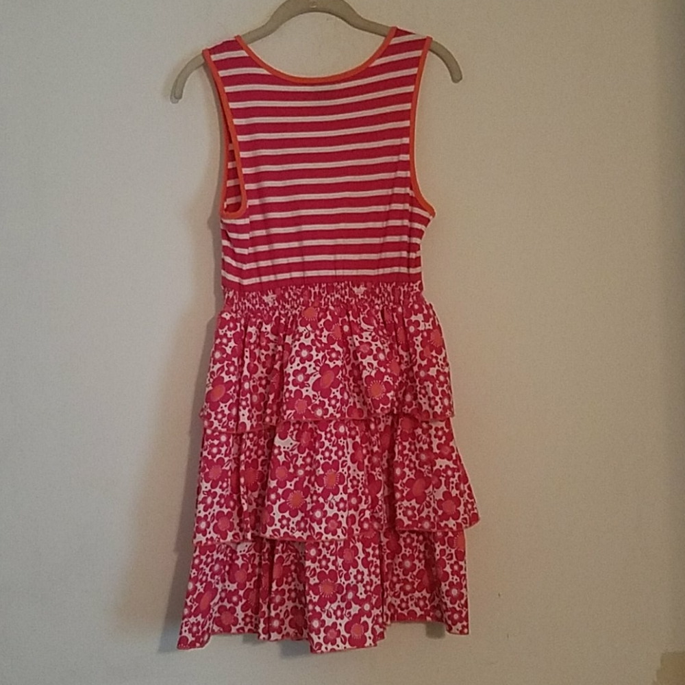 Triple Ruffle Cotton Dress - Picture 4 of 4